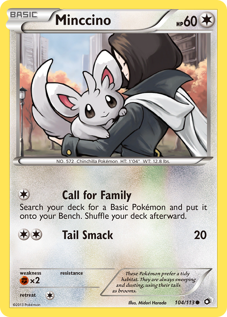 Legendary Treasures Holo Minccino #104/113
